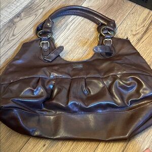 Elegant Brown Leather Women's Bag​